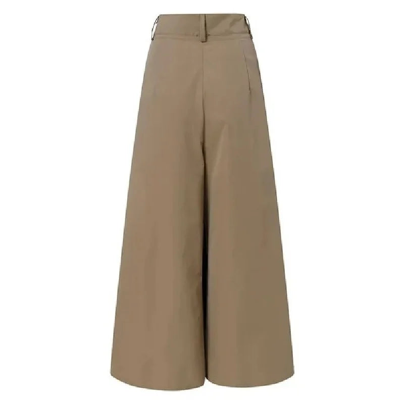 Pantalón Pierna Ancha Mujer Palazzo - Pantalón Lino Verano Baggy