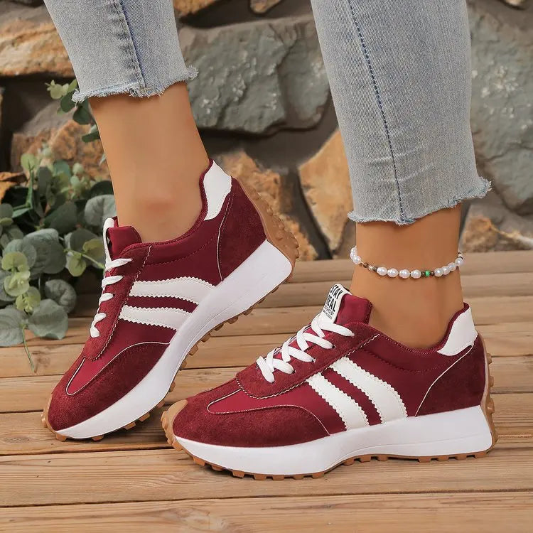 Sneakers Chunky Mesh Mujer 2025 - Zapatillas Plataforma Running Verano Ligeras