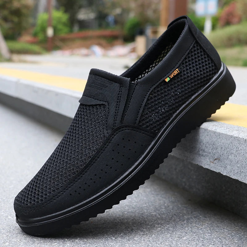 Zapatos Hombre Slip-On Transpirables - Casual Ligeros Walking Outdoor Pesca Parque Ejercicio