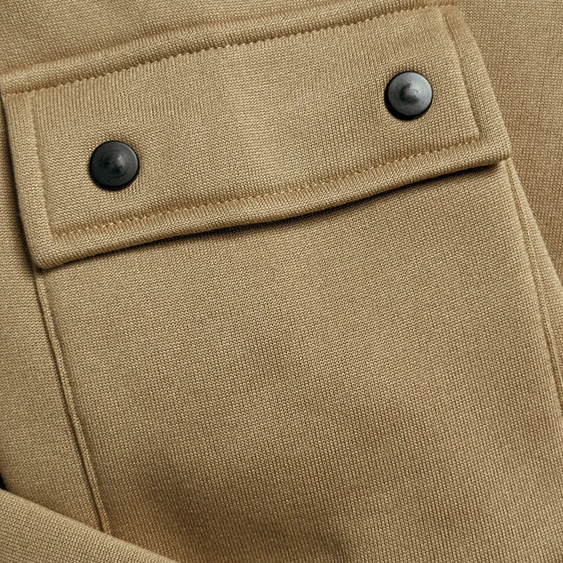 Sudadera Hombre Capucha Streetwear - Hoodie Otoño Invierno Punk Zip Up