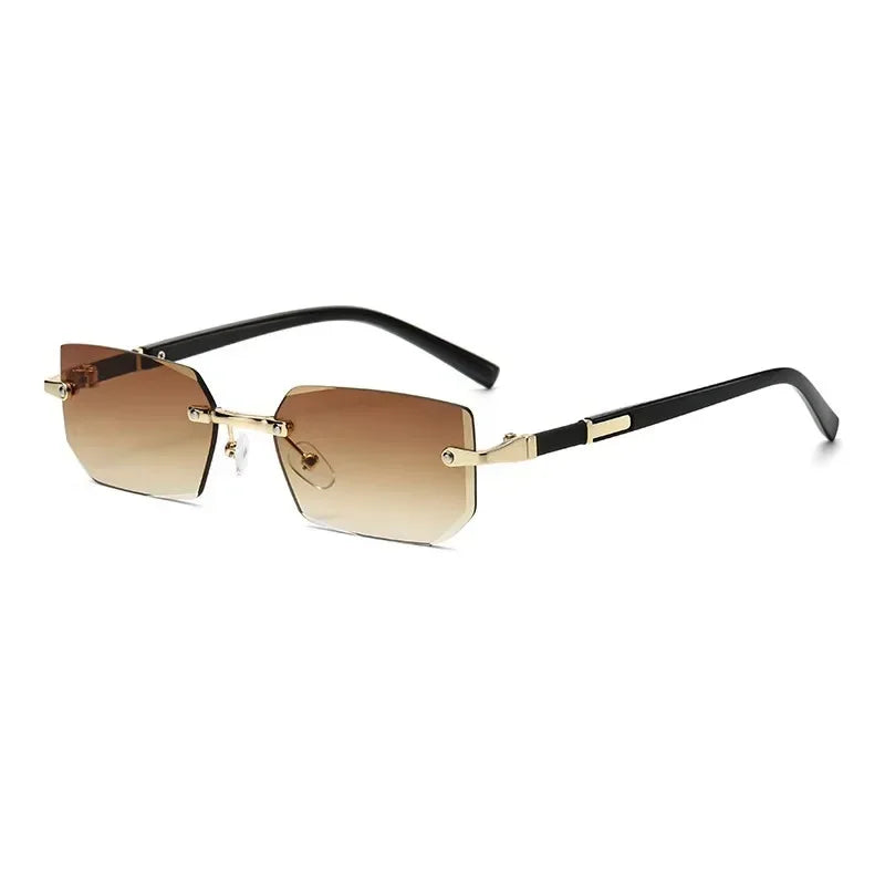 Gafas de Sol Rectangulares Sin Montura - Fashion Unisex Verano UV400