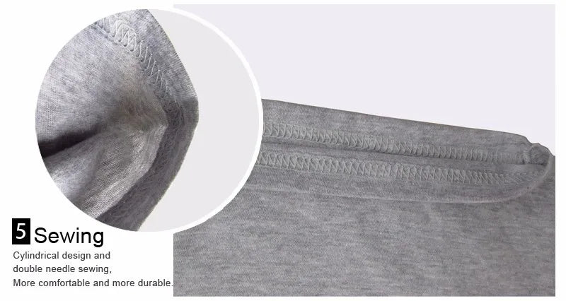 Camiseta Hombre Streetwear Estampado Letras - Manga Corta Algodón