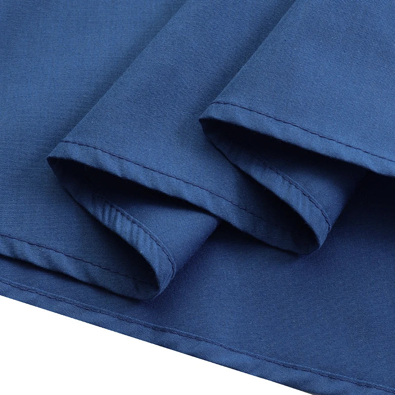 Falda Cargo Mujer Elegante ZANZEA - Falda Oficina Cintura Alta Botones Verano