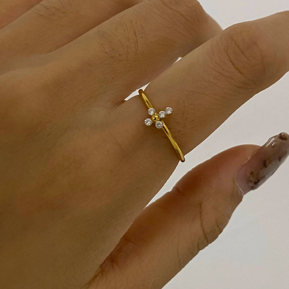 Set Anillos Apilables Personalizados - Acero Inoxidable Dorado 2025