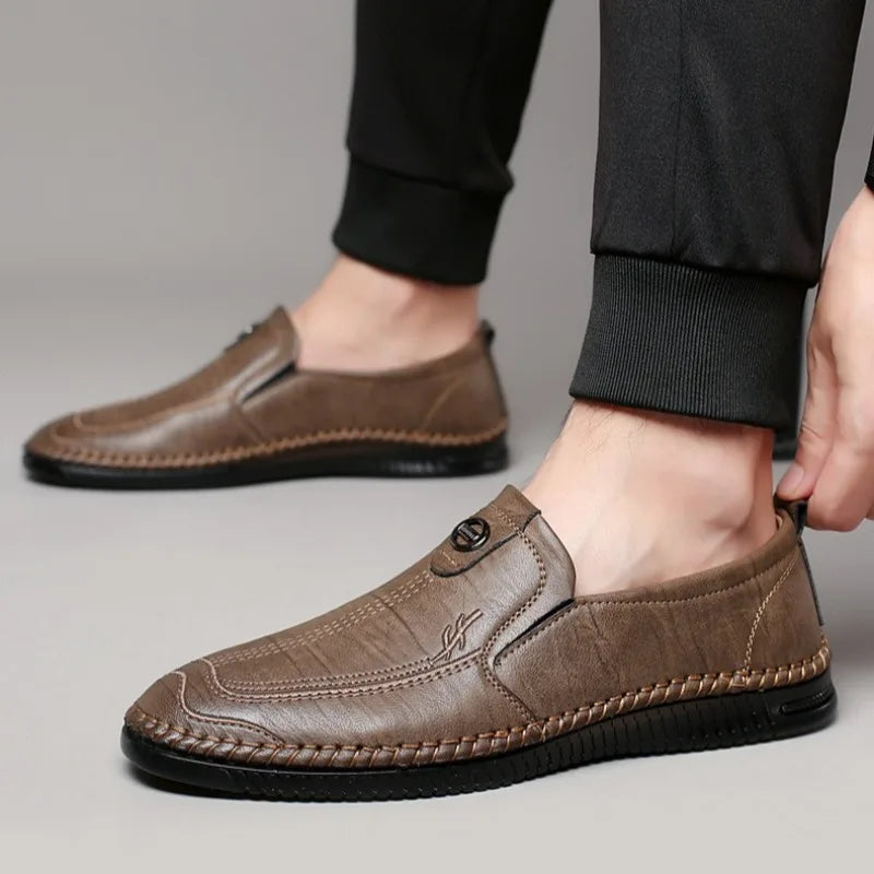 Zapatos Hombre Business Cuero - Vestir Clásicos Fashion Artesanales Conducción Loafers Mocasines