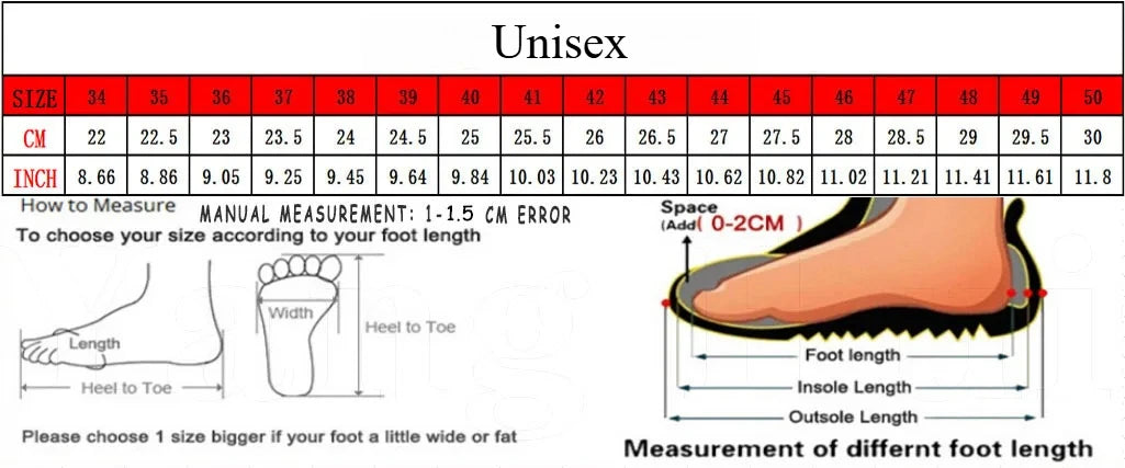 Zapatillas Deportivas Unisex Transpirables - Casual Sport Fashion Hombre Mujer Primavera