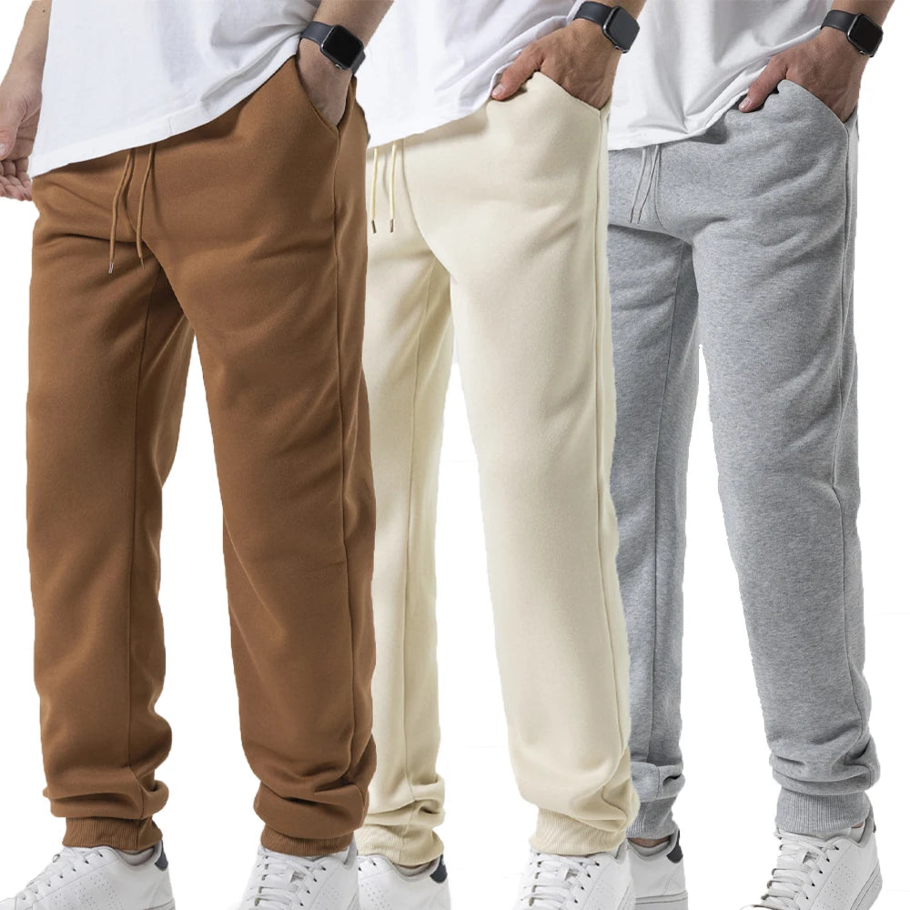 Pantalones Fleece Hombre Invierno - Joggers Térmicos Casual Gimnasio Otoño