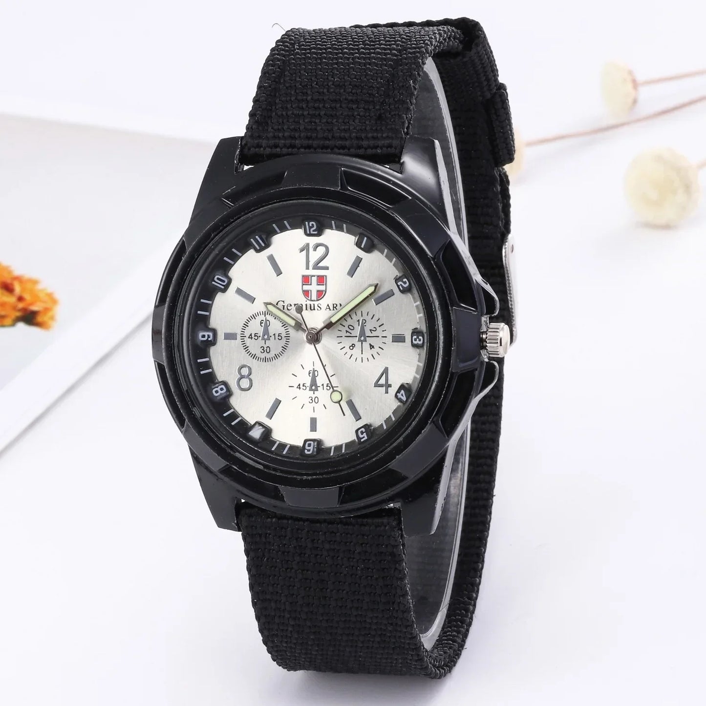 Reloj Fashion Luxury para Hombre - Cuarzo Gran Esfera Luminoso Resistente al Agua