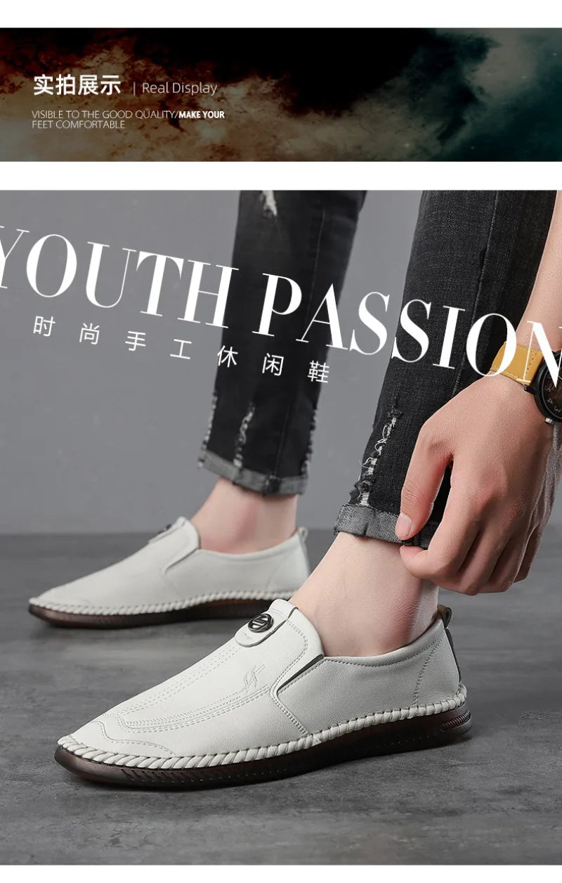 Zapatos Hombre Business Cuero - Vestir Clásicos Fashion Artesanales Conducción Loafers Mocasines