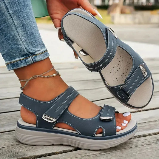 Sandalias Plataforma Mujer 2025 - Zapatos Viaje Playa Ligeras Duraderas