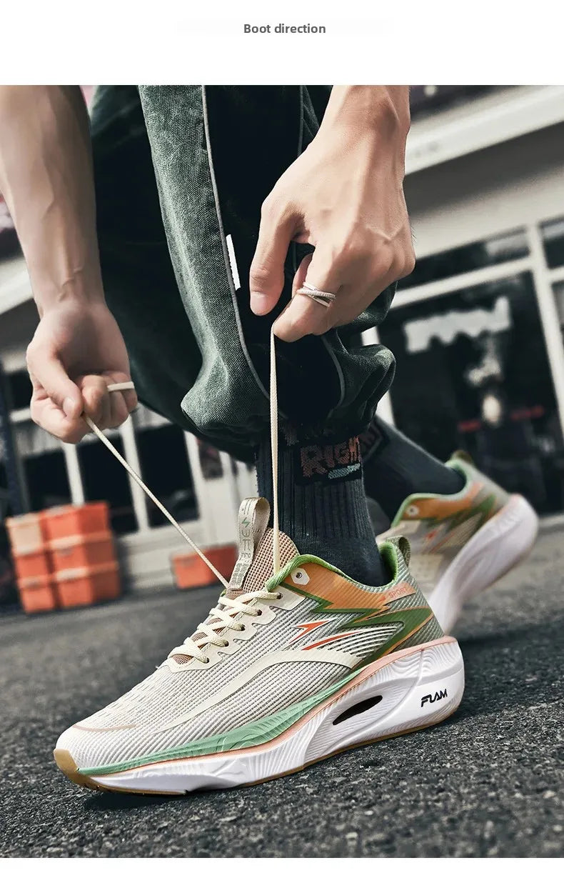 Zapatillas Marathon Profesionales Placa Carbono - Running Competición Verano