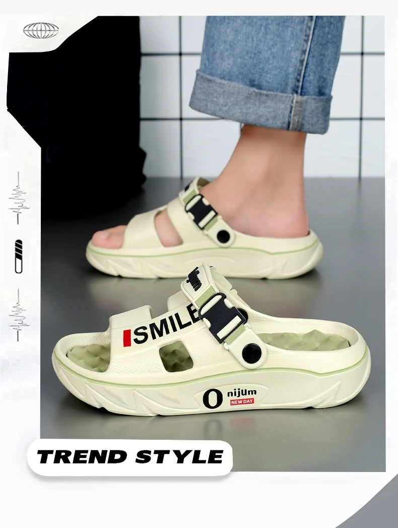 Chanclas Masaje Hombre 2025 - Sandalias Interior Exterior Playa Cómodas Unisex