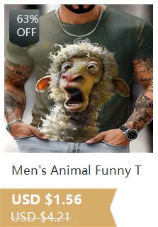 Camiseta Deportiva Hombre 3D - Running Casual Estampado Gráfico