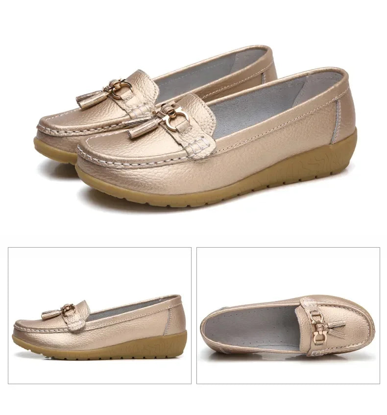 Zapatos Slip-On Mujer Ballet Flats - Moccasins Casual Planos Cómodos