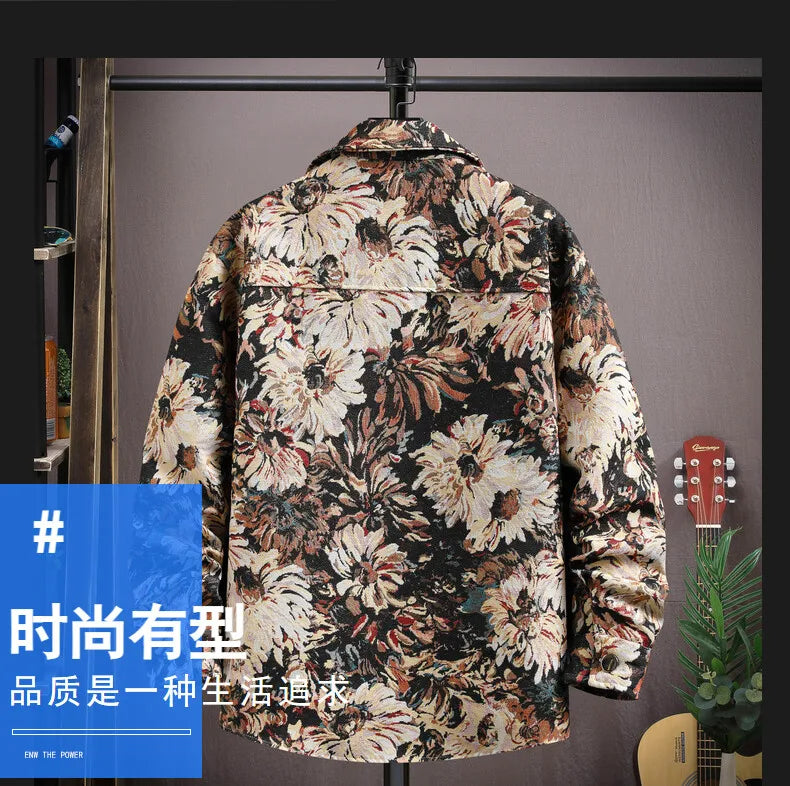 Camisa Jeans Hombre 2025 Primavera - Casual Cálida Fashion Otoño Holgada M-4XL