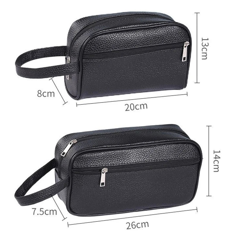 Carteira Unisex Retro Cuero PU - Business Bolso Cosméticos Tarjetas Móvil Muñeca