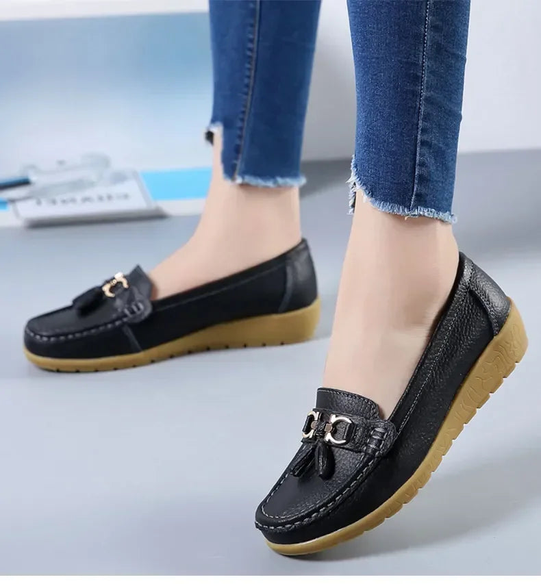 Zapatos Slip-On Mujer Ballet Flats - Moccasins Casual Planos Cómodos