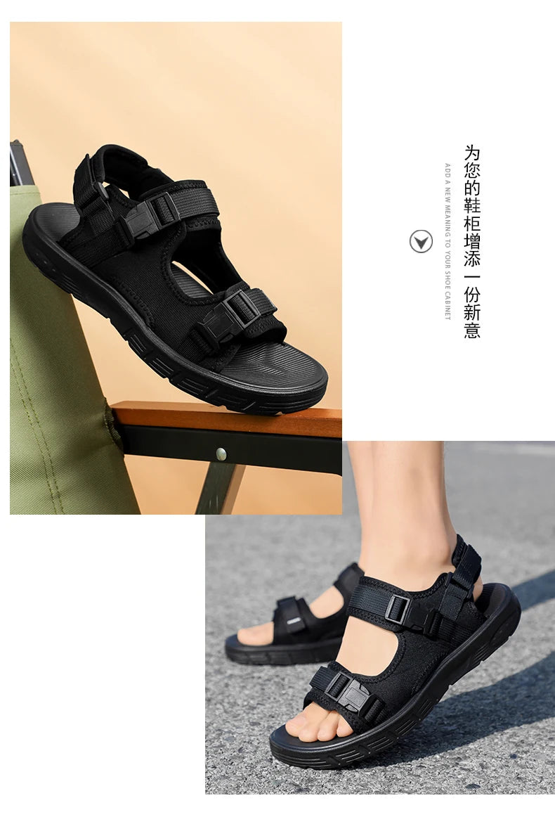 Sandalias Hombre Deportivas Verano - Playa Trendy Antideslizantes Resistentes Suela Suave Conducción Frescas