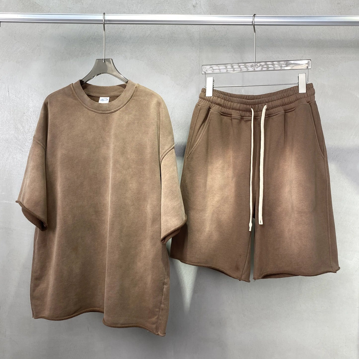 Conjunto Hombre Camisa y Shorts - Set 2 Piezas Verano Casual Deportivo