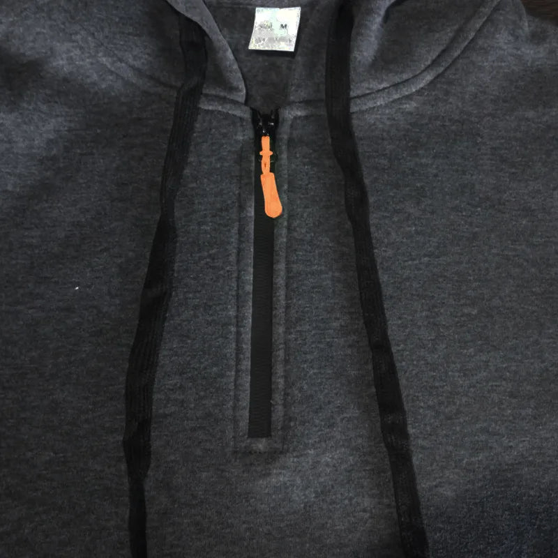 Sudadera Hombre Capucha Streetwear - Hoodie Otoño Invierno Punk Zip Up