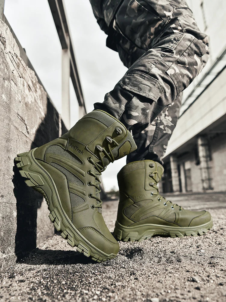 Botas Hiking Hombre High-Top Outdoor - Senderismo Cálidas Cómodas Casual Invierno