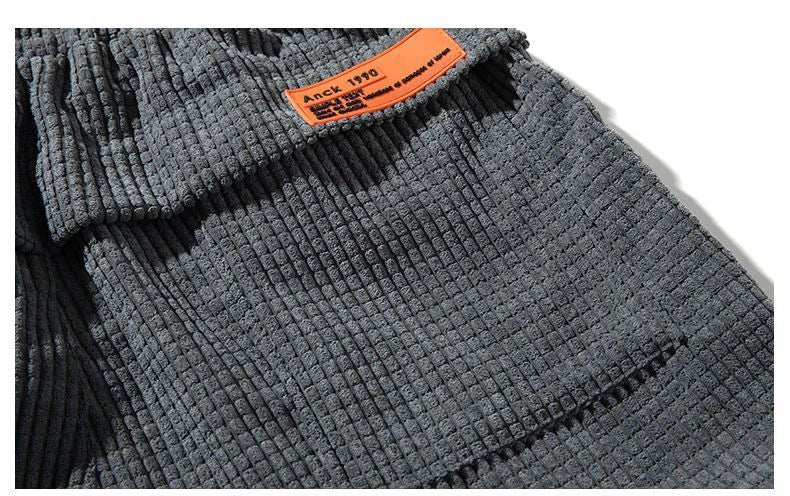 Pantalones Jogger Hombre Pana Baggy - Fleece Térmicos Otoño Invierno Harem