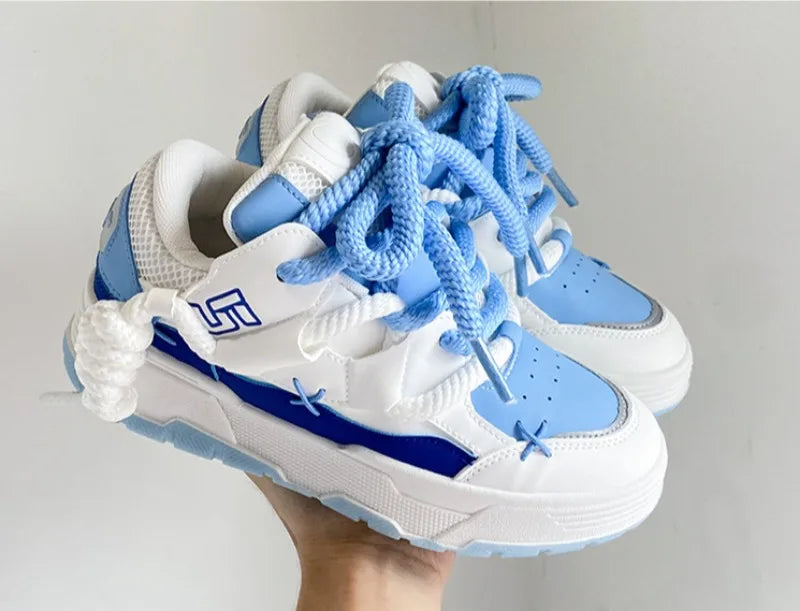 Sneakers Chunky Unisex Suela Gruesa - Zapatillas Casual Versátiles Hombre Mujer