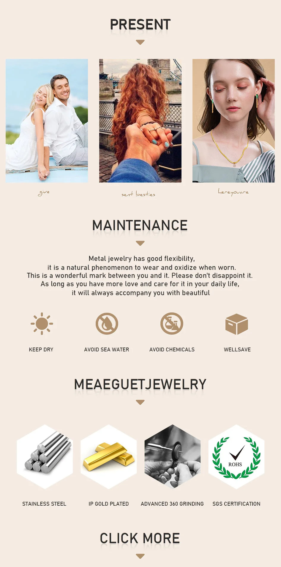 Pendientes Aro Minimalistas Mujer - Acero Inoxidable Redondos Huggies