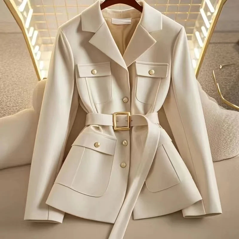 Blazer Mujer Elegante Otoño - Chaqueta Oficina 2025