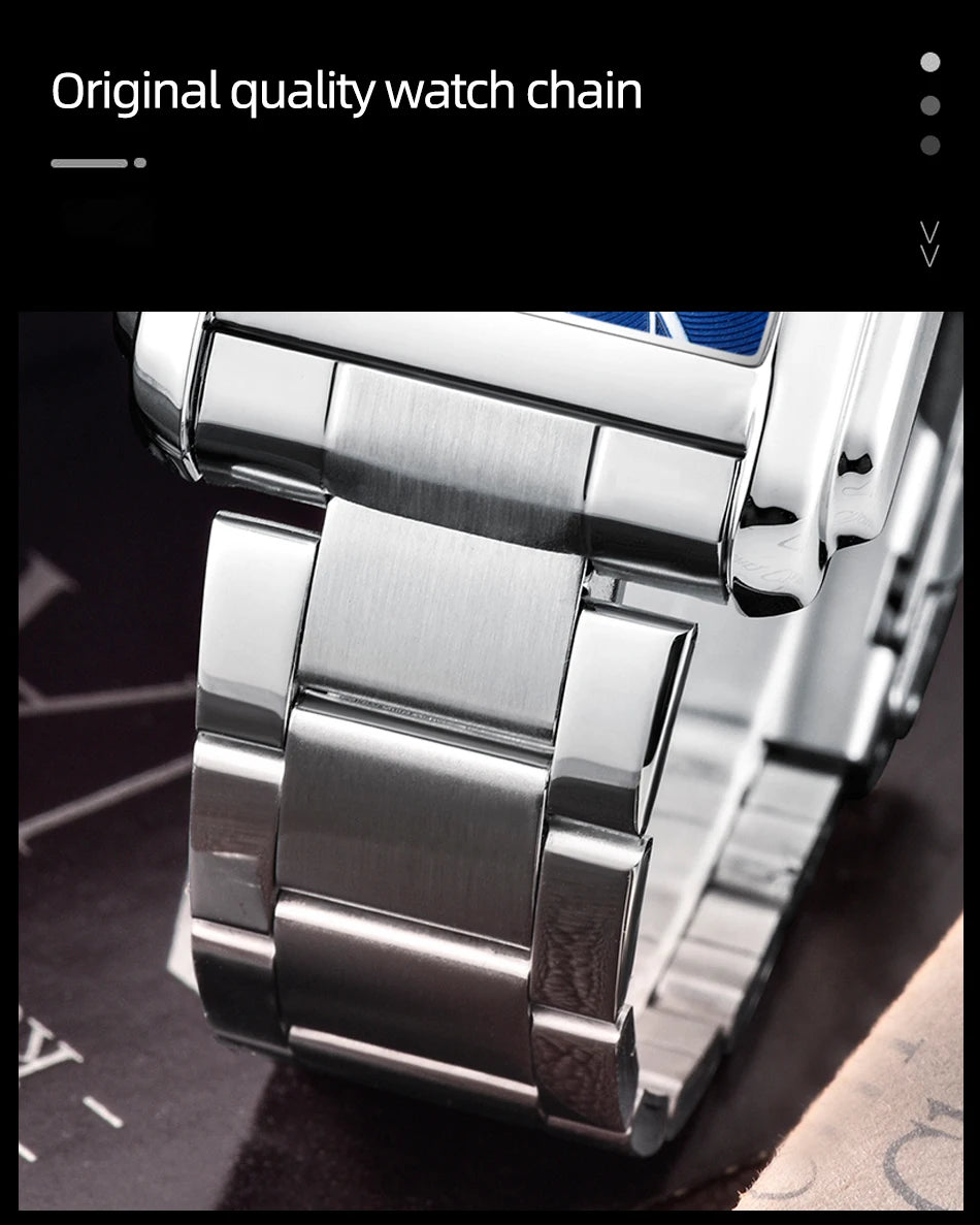 Reloj CHENXI 8216 Business - Cuarzo Simple Acero Inoxidable Plateado