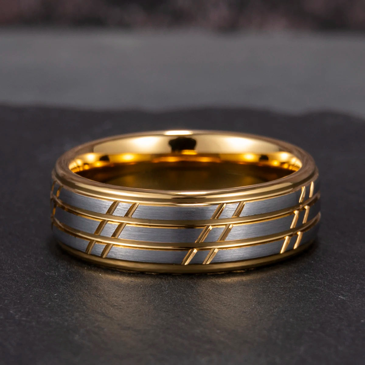 Anillo Vintage Hombre - Estilo Retro Punk Lujo