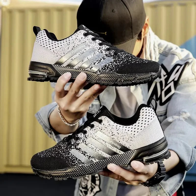 Zapatillas Hombre Primavera Verano 2025 - Sneakers Transpirables Malla Coreanas Ligeras