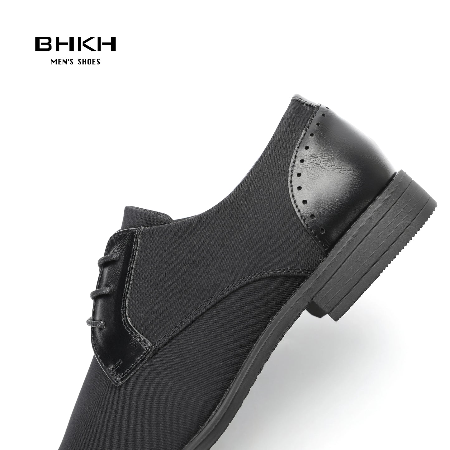 Zapatos Vestir Hombre BHKH Cordones - Casual Negro Business Trabajo Oficina Social