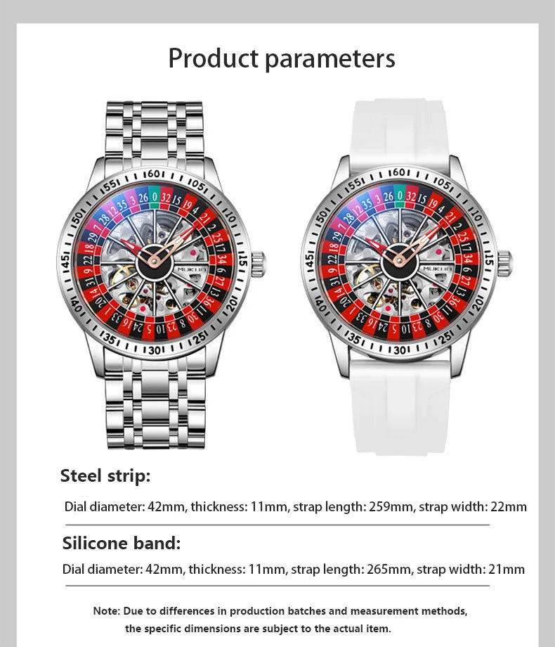 Reloj Hombre Mecánico Automático Luxury - Reloj Pulsera Impermeable Luminoso