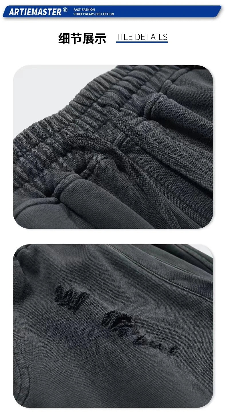 Shorts Vintage Hombre Corte Desgastado - Estilo Retro Casual Verano