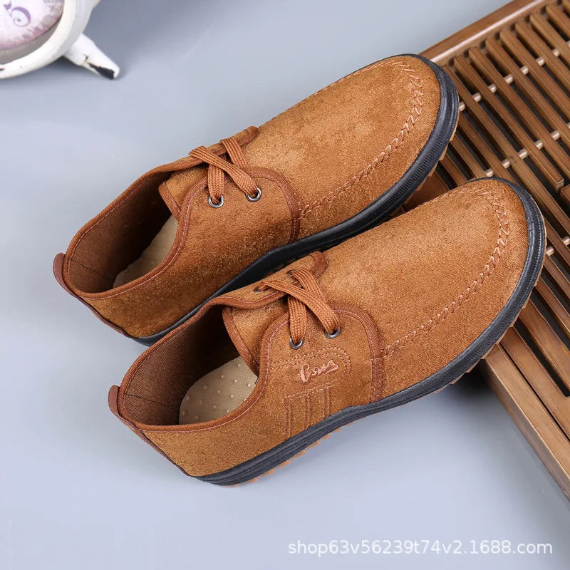 Zapatos Hombre Casual Transpirables - Loafers Sneakers 2023 Fashion Cómodos Planos Artesanales Retro Leisure
