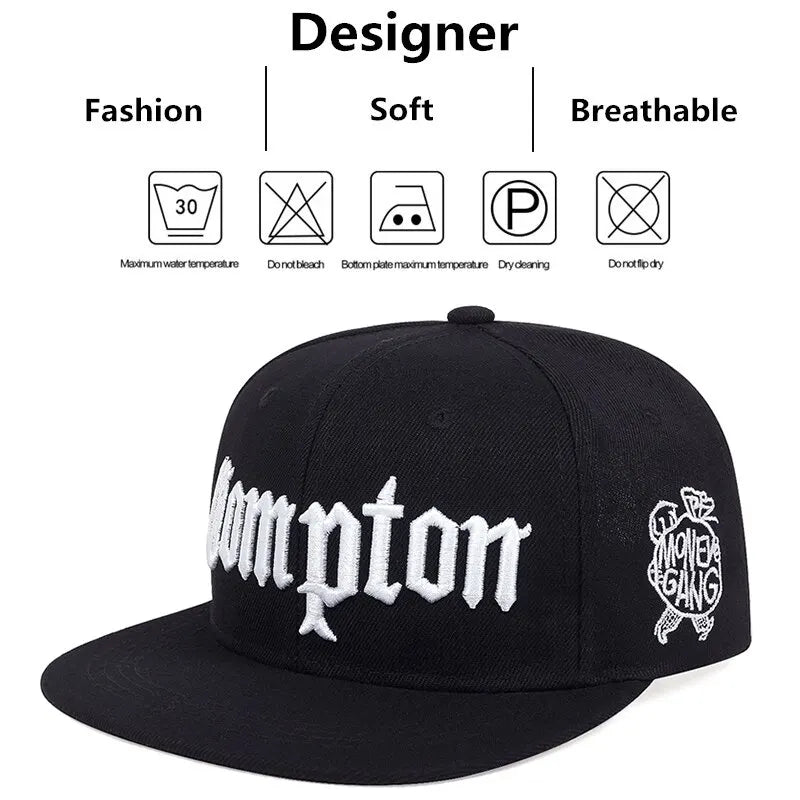 Gorra COMPTON 2025 Snapback - Baseball Cap Hip Hop Street Dance