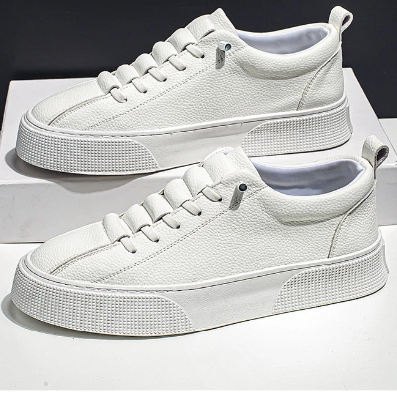 Sneakers Blancos Hombre 2024 Primavera - Zapatillas Casual Running Deportivas Planas