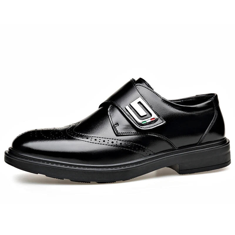 Zapatos Hombre Marca Italiana High-End - Vestir Banquete Cuero Casual Oficina Entrevistas Business