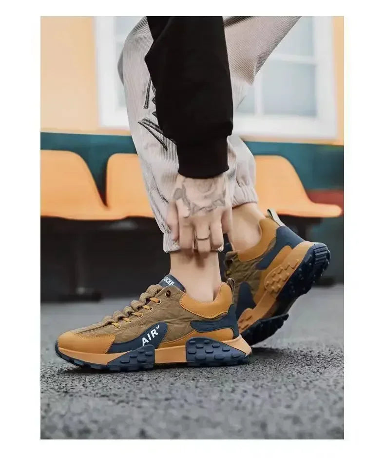 Sneakers Hombre Platform Vulcanizados - Casual Running Tallas Grandes 45 46