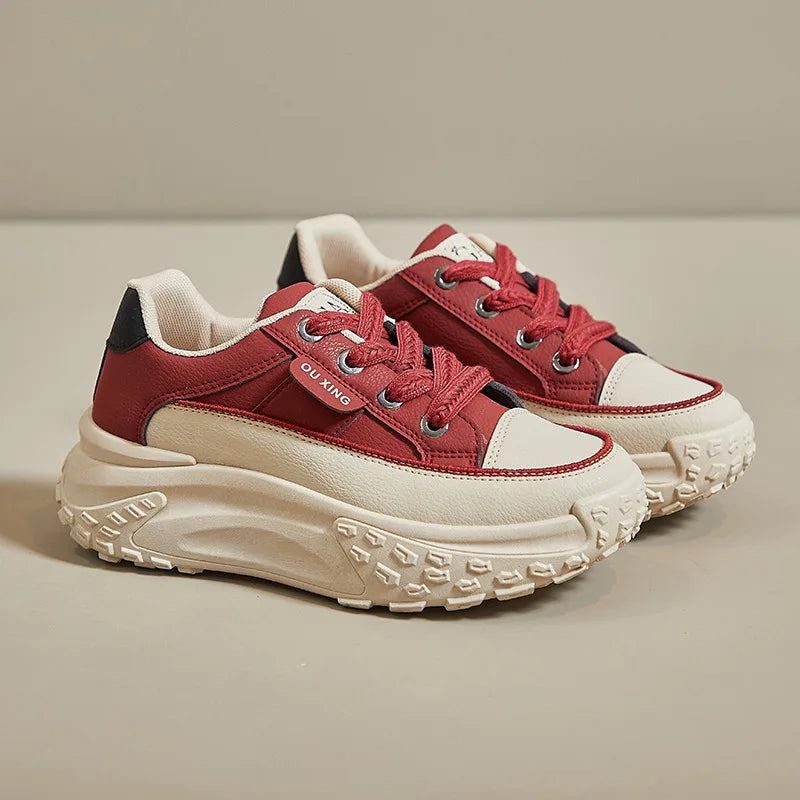 Sneakers Casual Plataforma Mujer - Zapatillas Designer Versátiles Premium
