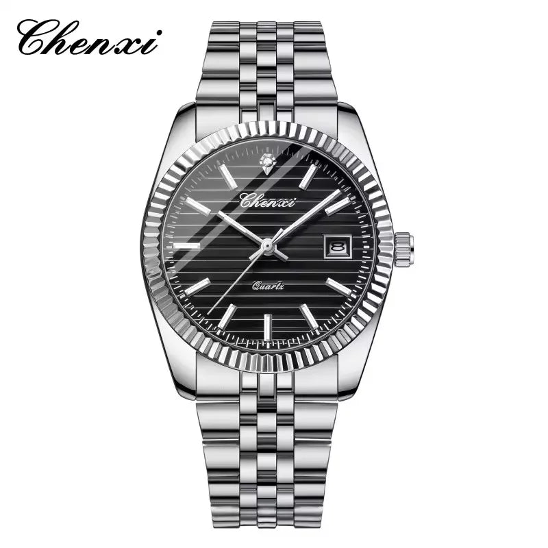 Reloj CHENXI 004D Hombre - Cuarzo Resistente al Agua con Calendario Luminoso