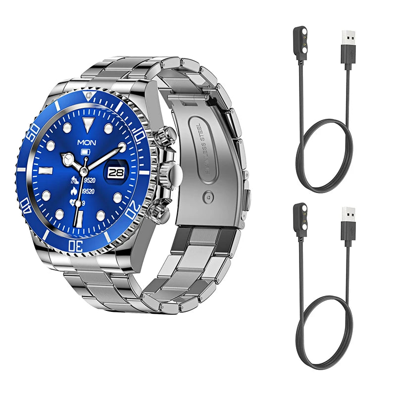 Smartwatch AW12 Luxury 2024 - Acero High-End Android iOS Réplica Military