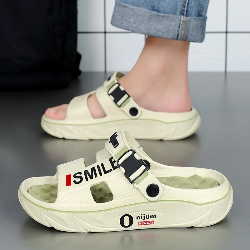 Chanclas Masaje Hombre 2025 - Sandalias Interior Exterior Playa Cómodas Unisex