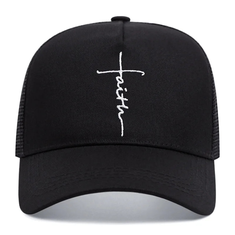 Gorra Baseball Cap Faith Bordado - Ajustable Hip Hop Streetwear