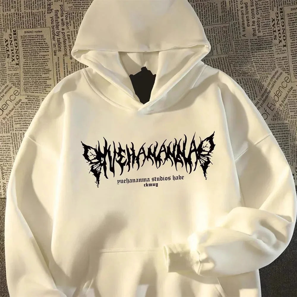 Sudadera Hombre Graphic Rose - Hoodie Algodón Retro Americana Streetwear