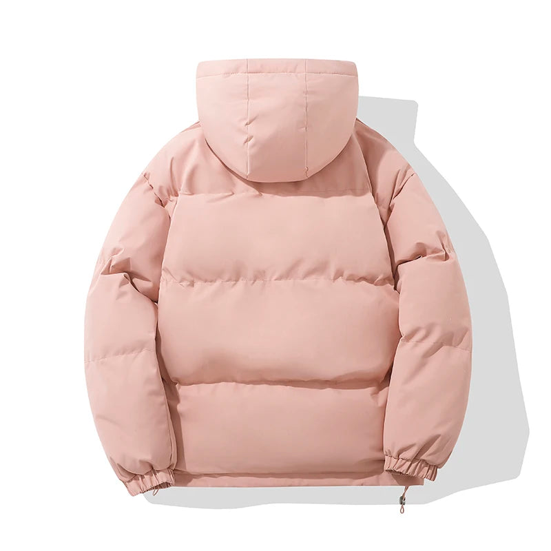 Chaqueta Puffer Mujer Cálida - Chaqueta Capucha Cremallera Algodón