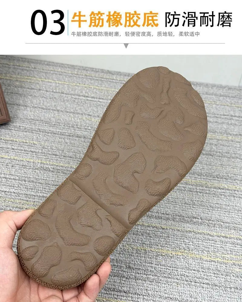 Botas Hombre Fashion High-Top - Casual Cómodas Clásicas Estilo Británico Cuero Outdoor