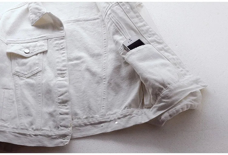 Chaqueta Denim Mujer Boyfriend - Jacket Jeans Oversize Colores 2023