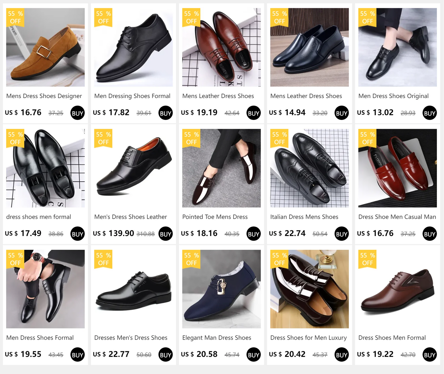 Zapatos Vestir Hombre Cuero Italiano - Elegantes Business Casual Lujo Formales